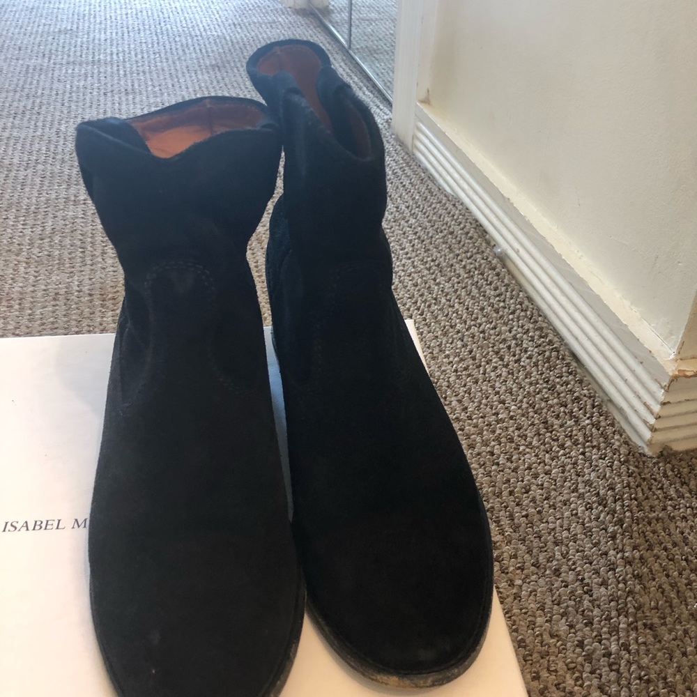 Isabel marant suede booties